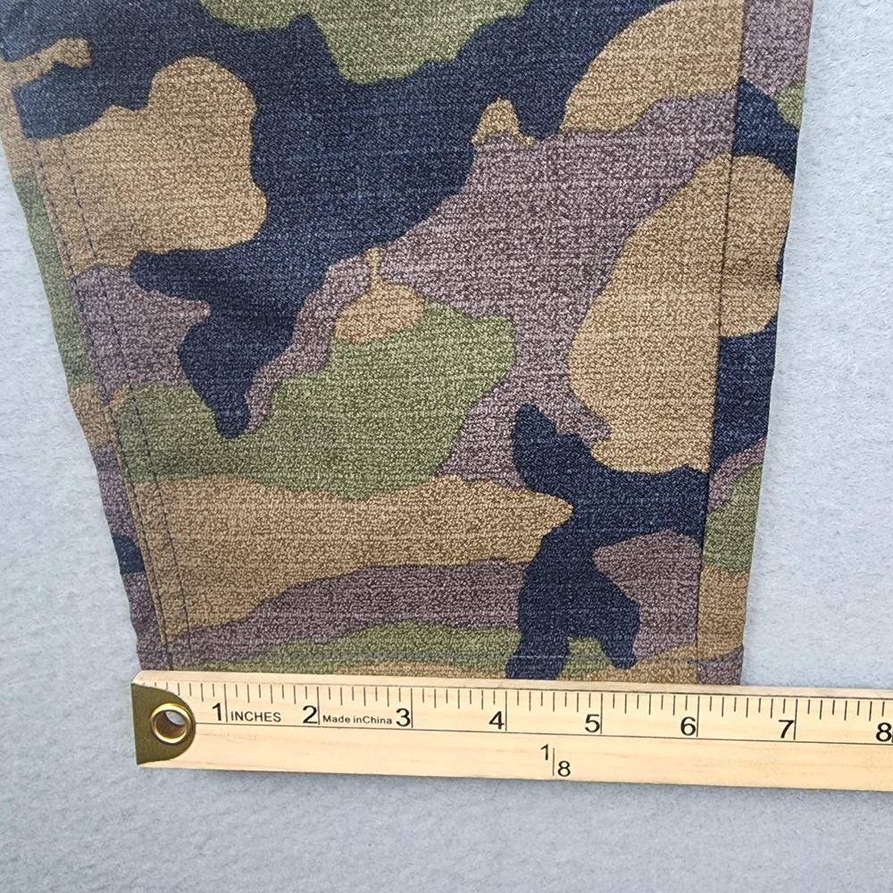 686 Everywhere Chino Pants Mens 28x30 Green Camo Slim Fit Nylon Stretch Casual - Picture 8 of 11